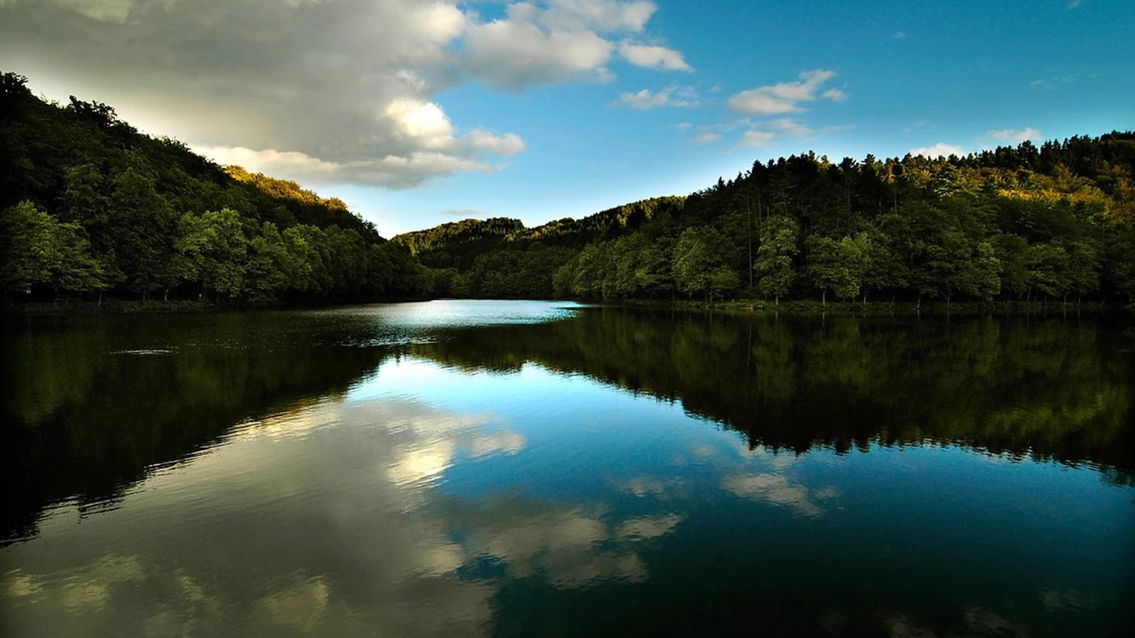 Fuelbecker Talsperre, Blick über die Wasserfläche